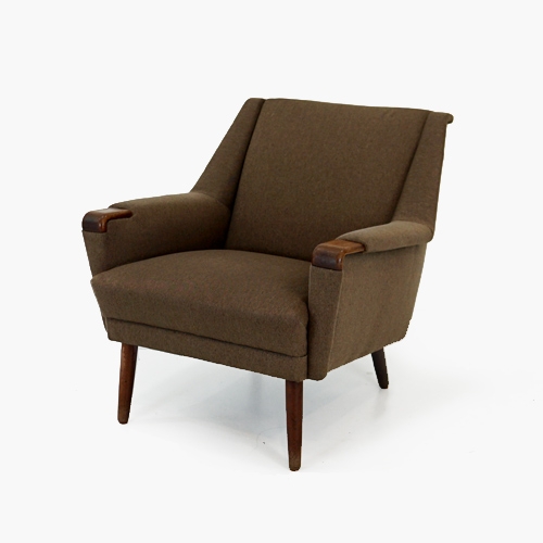 Easy Chair (Teak & Fabric)(CB223063)