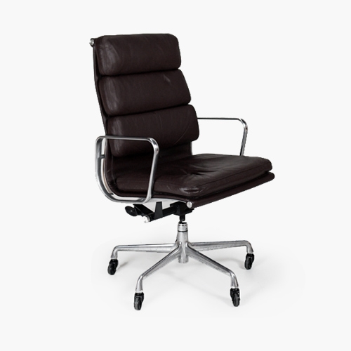 [Herman Miller] Alu Soft Pad High Back Chair by Eames (Brown) (CB223031) / Sold