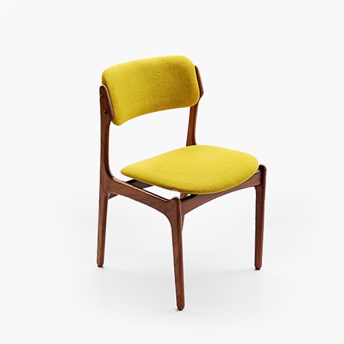 Dining Chair (Designer. Erik Buck)-Mustard Mellange (CB223056)
