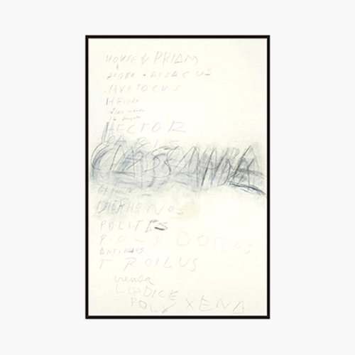 Cy Twombly - Fifty Days At Iliam: House Of Priam